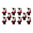 thumbnail image 2 of ColoMX 10pcs Graduación de osos suaves de oso suave para graduación Presente Mini Plush Animal para la temporada de osos Bouquet Decoración de osos, 2 of 7