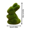 thumbnail image 3 of WUJGXI Bunny Figurine Easter Home Cute Desktop Tabletop Ornament For Living Room Decoration, 3 of 6