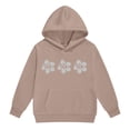 thumbnail image 6 of Ymyiu Girl Clothes Girls 2 Piece Outfit Fall Long Sleeve Sweatshirt and Jogger Pants with Pockets Kids Tracksuit Sweatsuit Set Size 9-10 Years(Coffee, 9-10 Years), 6 of 6