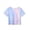 Tie Dye Purple, variant on Arshiner Girls Short Sleeve Summer Shirts Crop Top Crew Neck Fashion Casual Tee