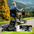 thumbnail image 3 of SAY YEAH Mobility Scooter,Electric Wheelchair Device for Travel,Suitable for Seniors and People with disabilities,with LED Headlights and Basket,green, 3 of 10