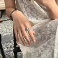 thumbnail image 3 of Jinsinto Cold Opal Black and White Ring, 3 of 5