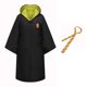 thumbnail image 3 of Túnica unisex de mago y brujería, capa, disfraz de terror, colegio de magia, Slytherin, Ravenclaw, disfraz de Halloween de estilo similar, 3 of 5