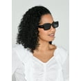 thumbnail image 6 of Foster Grant Women's Rectangle Adult Sunglasses Black, 6 of 7