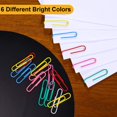 thumbnail image 3 of Vinaco Clips De Papel Coloridos, Paquete De 100 Clips De Papel Grandes De 2 Pulgadas (50 Mm), Duraderos Y Resistentes Al Óxido, Clips De Papel Gigantes, Clips De Papel De Colores. Ideal Para Oficina,, 3 of 5