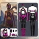 thumbnail image 2 of Disfraz de fantasía de Mileena de Mortal Kombat, disfraz de mujer adulta, conjunto de uniforme, máscara, juego de rol, traje de carnaval de Halloween, 2 of 5