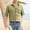 Khaki_001, variant on Linen Shirts for Men Casual Breathable Long Sleeve Button Down Beach Shirts Fall Comfy Lightweight Pure Color Collared Tees with 2 Pockets Beige XL