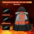 thumbnail image 4 of Womens Heated Jacket Puffer Coat Men's And Women's Same Eight Heating And Thickening Hooded Charging Suit, 4 of 4