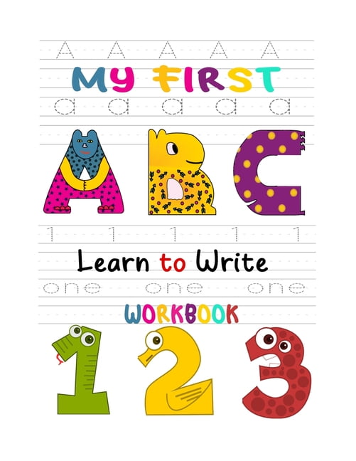 Writing abc 123 image