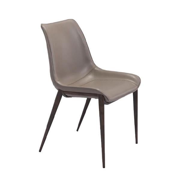 Silla de Comedor Kessa Muebles Magnus Gris Nuez