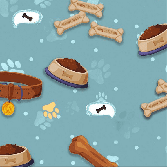 Stylish Fabric 44 in 100% Cotton Conversational Conversational Sewing & Craft Fabric, 1 Yard, By the Yard, Brown