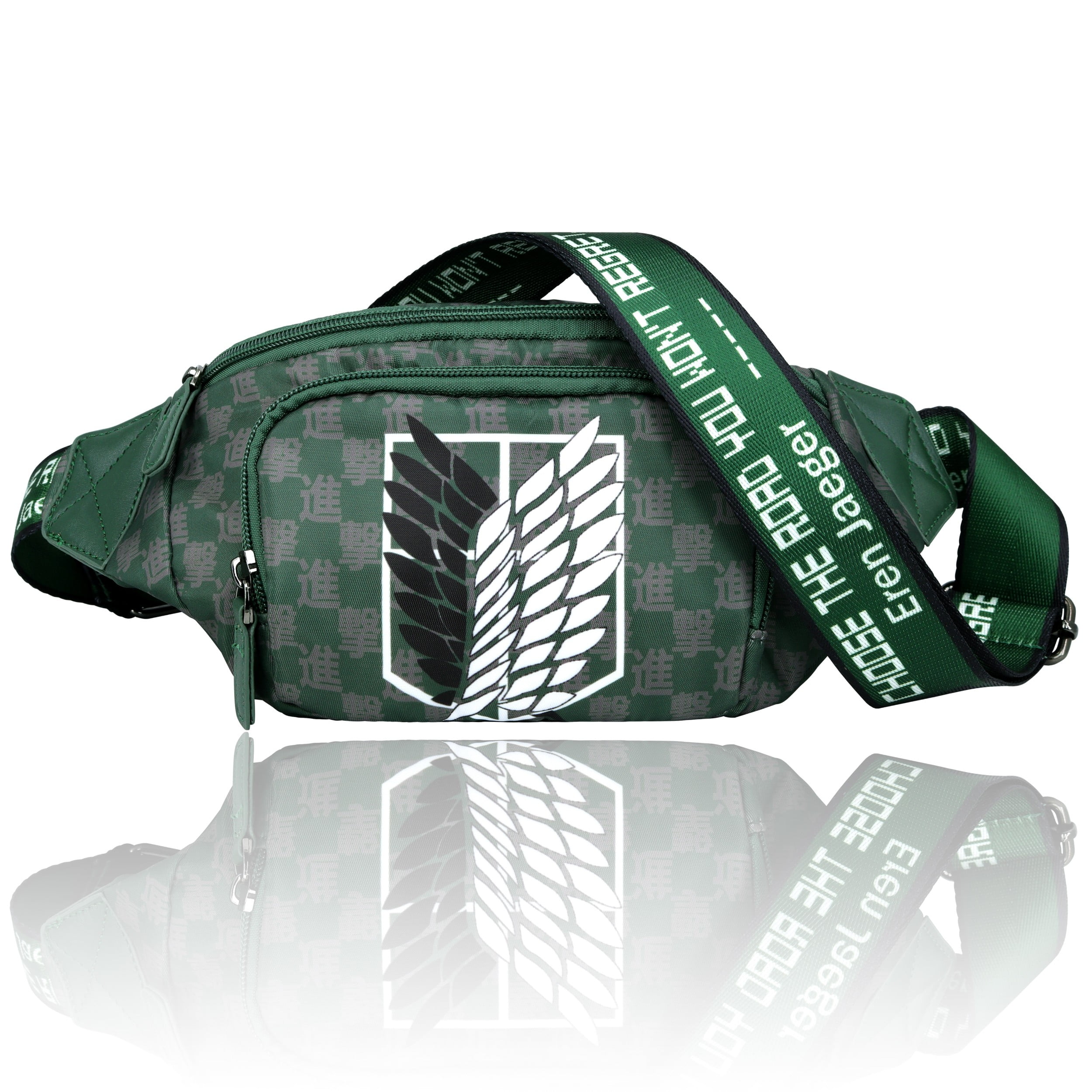 Roffatide Anime Sac De Messager Toile Sac à Bandoulière à Rabat En