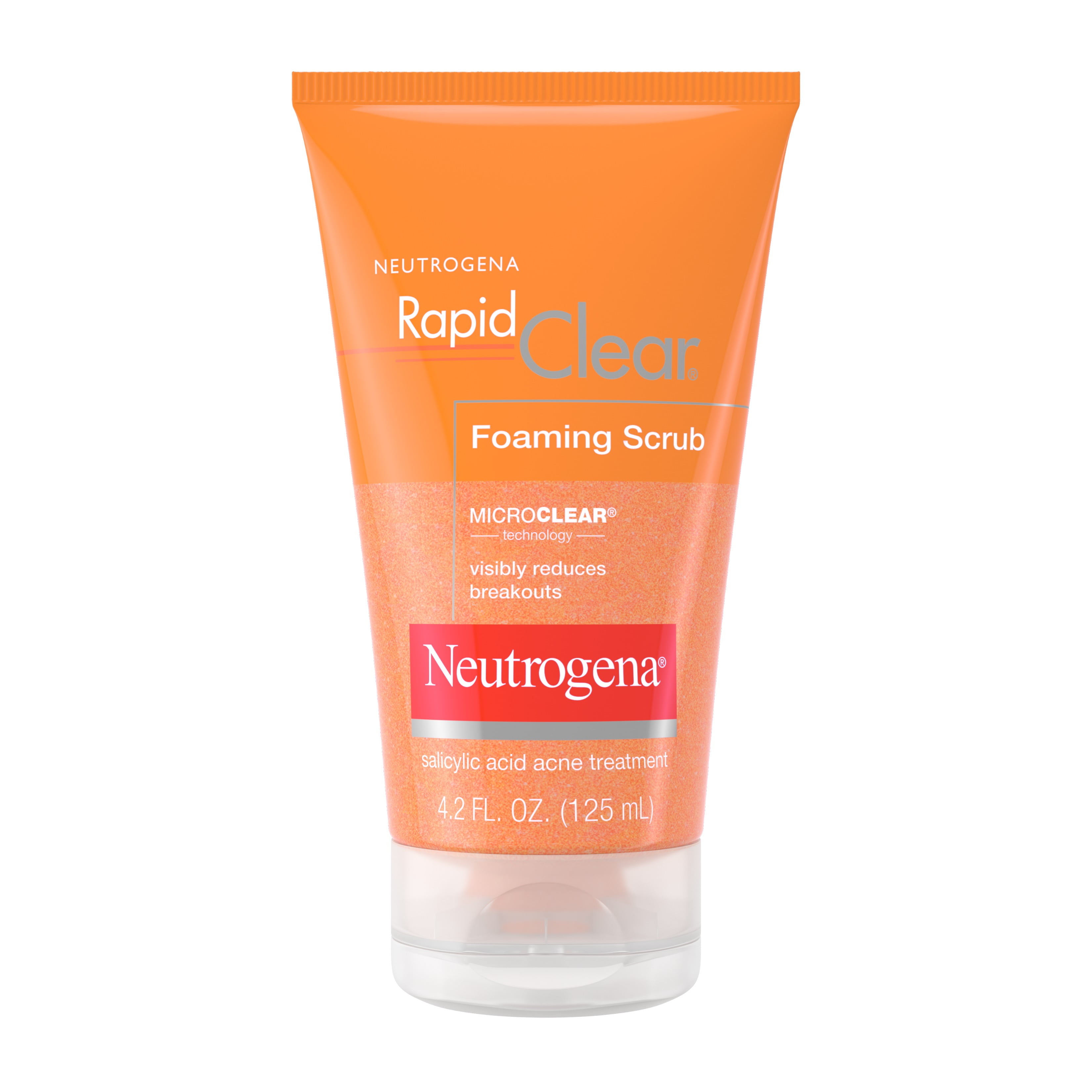 Neutrogena Rapid Clear Salicylic Acid Face Scrub, 4.2 fl oz