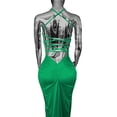 thumbnail image 3 of Vestido elegante sensual Verde botella Unitalla, 3 of 3