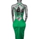 thumbnail image 3 of Vestido elegante sensual Verde botella Unitalla, 3 of 3