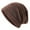Coffee, variant on Audhol Winter Neck Warmer Gaiter Fleece Windproof Face Mask Cover Women's Spring And Autumn Thin Stripe Breathable Solid Color Pullover Hat Winter Scarf Neck Beige One Size