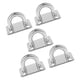 thumbnail image 5 of 2x Colgador de Gancho de Pared de Material Acero Inoxidable de 5 Piezas para Columpio Rope Pad Eye Plate M6 2 piezas, 5 of 8