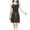 New*Black#07, variant on Tejiojio Summer Saving Labor Day Women's Fashion Suspender Crewneck Sequin Feather Sleeveless Solid Mini Dress Party Dress