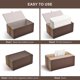 thumbnail image 4 of 1 caja de pañuelos de cuero, caja de pañuelos rectangular, caja de pañuelos,, 4 of 5