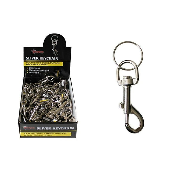 Diamond Visions Max Force 2221348 Stainless Snap-hook with Keychain Set of 3 3 Keychains