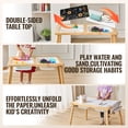 thumbnail image 3 of Kids Sensory Play Table with Sand Water Activity, 1 Paper Roll, 3 Storage Bins, 3 of 6
