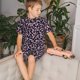 thumbnail image 4 of Fotbe Flower Pijama Estampada de 2 Piezas para Niños – Ropa de Dormir de Manga Corta Cómoda para Niños y Niñas, Camiseta y Shorts de Algodón-Small, 4 of 6