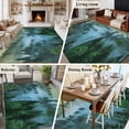 thumbnail image 5 of Large Area Rugs for Living Room Bedroom, Mountain 8'x10' Rug Washable Carpet Runner Indoor Outdoor, Forest Green Trees Modern Art Non Slip Floor Mats Rug for Kitchen, Patio, 5 of 8