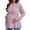 Dark Pink, variant on Ekouaer Womens Maternity Tops Long Sleeve Pregnancy Tunic Blouses Crew Neck Ribbed Shirts Pregnant Clothes