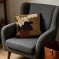 thumbnail image 4 of Throw Pillow Cushion with Embroidered Design, Soft Short Lint Sofa Bed Office Pillow Insert, 45 x 45 cm, 1 Set, 4 of 6