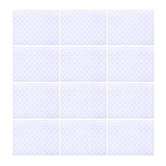 Saleen Rectangular Placemat (Pastel Purple, Set of 12)