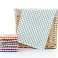 thumbnail image 4 of Dish Cloth Cotton Dry Kitchen Towel Absorbent Cleaning Tea Rag Kitchen Duster Towel, Dark Blue Green, 4 of 9