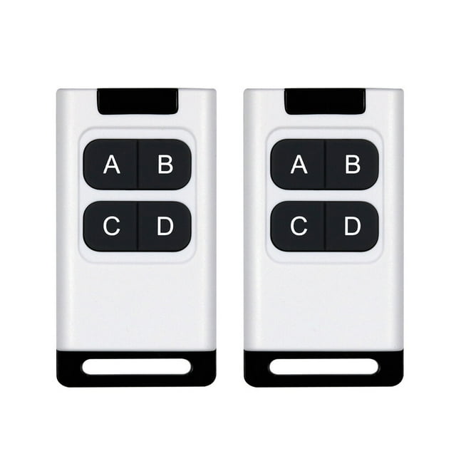 Universal 4-Channel Cloning RF For Projects Garage Doors Opener DIY Key Fob 433.92 And 4 Button Clone Door With MHz Copy Key 433.92 MHz 2PCS