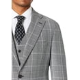 thumbnail image 3 of Tallia Mens Verdello Wool Slim Fit Two-Button Blazer, 3 of 4