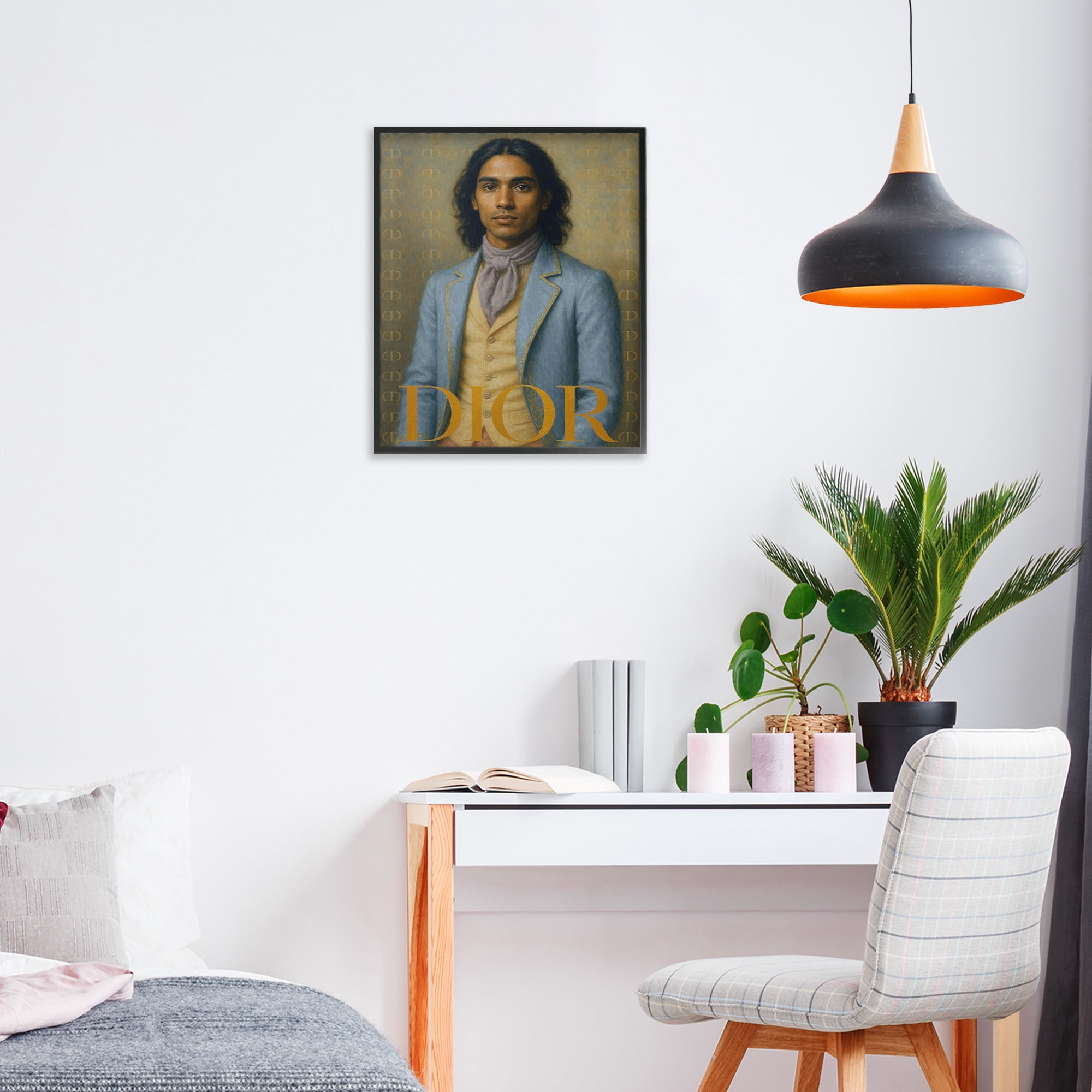 Stupell Industries Iconic Gentleman Fashion Black Framed Giclee Art, design by Grotto Studios