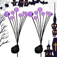 thumbnail image 3 of 2 Pack Solar Scary Eyeball Lights 16LED Halloween Garden Lights Purple Spooky Lights Waterproof Halloween Stake Lights for Garden Yard Porch Patio Pathway, 3 of 6