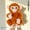 Orange, variant on Realistic Praying Monkey Stuffed Animals Ultra Soft Plush Toys Lovely Cuddly Plush Doll High Quality Soft Huggable Stuffed Plush Animals(Orange)
