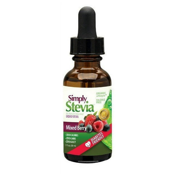 Stevia International Simply Stevia Mixed Berry Liquid 1 oz Liquid