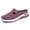 Purple, variant on Willtoo Lightweight Orthopedic Shoes for Women - Slip On Arch Support Tennis & Nurse Sneakers, Non-Slip Server Shoes, Wide Width Birthday Gift for Her Gray 8 Wide