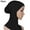 Black, variant on Soft Solid Color Women Full Cover Scarf Cap Underscarf Neck Head Bonnet Hat
