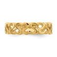 thumbnail image 5 of 14k Polished Heart Band R777, 5 of 5