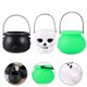 thumbnail image 3 of 12 piezas de cubo de bruja de Halloween, contenedor de dulces, negro, blanco y verde, 3 of 3