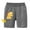 Dark Gray, variant on KBODIU Boys' Shorts Toddler Boy Dinosaur Graphic Shorts Boys Girls Summer Athletic Basketball Shorts Size 1-8 Years