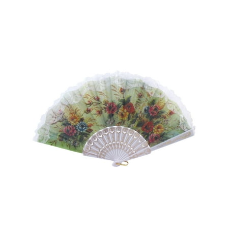 - Unique Bargains Summer Plastic Carved Frame Craft Spanish Style Foldable Hand Fan Wedding Gift
