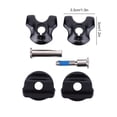 thumbnail image 2 of Abrazadera para tija de sillín de bicicleta cojín de riel de carbono negro Clips para tija de sillín accesorios para bicicletas, 2 of 9