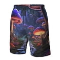 thumbnail image 4 of Fotbe Jungle Path Glowing Mushrooms Trajes de Baño Estampados para Hombre, Shorts de Verano de Secado Rápido, Ropa de Playa, Bañadores-Large, 4 of 6