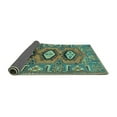 thumbnail image 2 of Ahgly Company Indoor Rectangle Persian Turquoise Blue Traditional Area Rugs, 6' x 9', 2 of 4