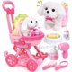 thumbnail image 1 of Peluche de peluche Golray para perro de juguete, que puede caminar y ladrar con cochecito, 10 unidades, 1 of 9