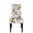 thumbnail image 2 of Eye Strawberry Doodle Dining Chair Slipcovers Chair Protectors Seat Covers For Dining Room Hotel Kitchen Romantic Heart Balloon, 2 of 8