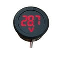 thumbnail image 3 of 1Pcs Dc4-100V Dc Led Digital Display Car Round Two-Wire Voltmeter Tester Panel Red, 3 of 10