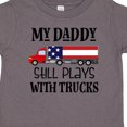 thumbnail image 4 of Inktastic Daddy Plays with Trucks Boys or Girls Toddler T-Shirt, 4 of 5